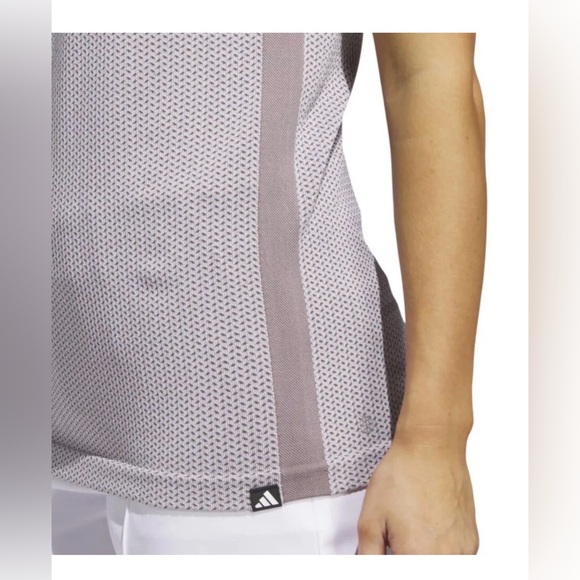 New Adidas Ultimate365 Tour Sleeveless Primeknit Golf Polo Womens size Medium - Picture 4 of 8